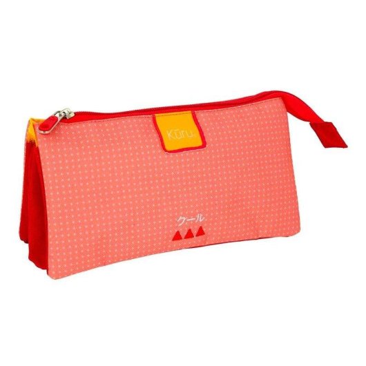 Estuche Portatodo Triple Plano Grafoplás Kūru Rosa