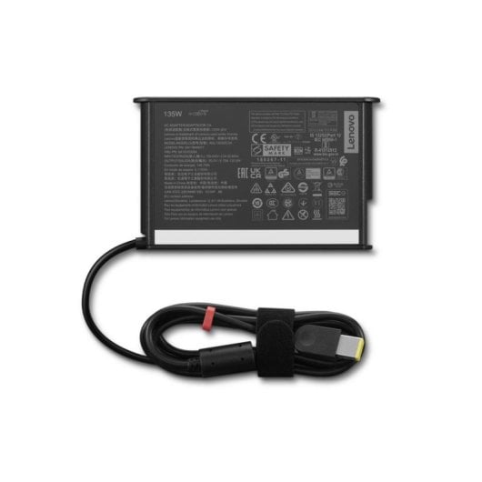 Fuente de Alimentación Lenovo 4X21L38724 20 V 6,75 A Certificación CE Negra