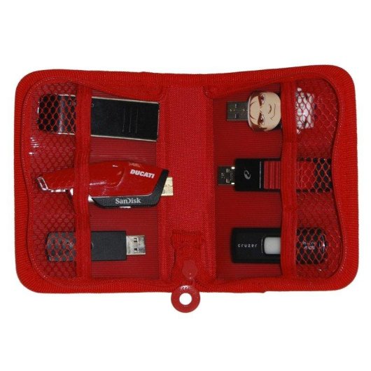 Porta-Chiavi USB Office Box 6 Compartimenti