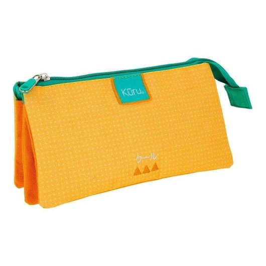 Estuche Portatodo Triple Plano Grafoplás Kūru Amarelo