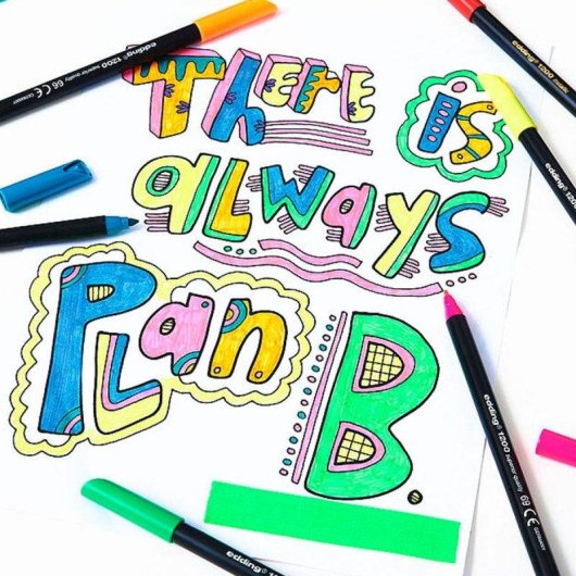 Pennarello Edding 1200 Fibra Punta Tonda 0.5 mm Grigio