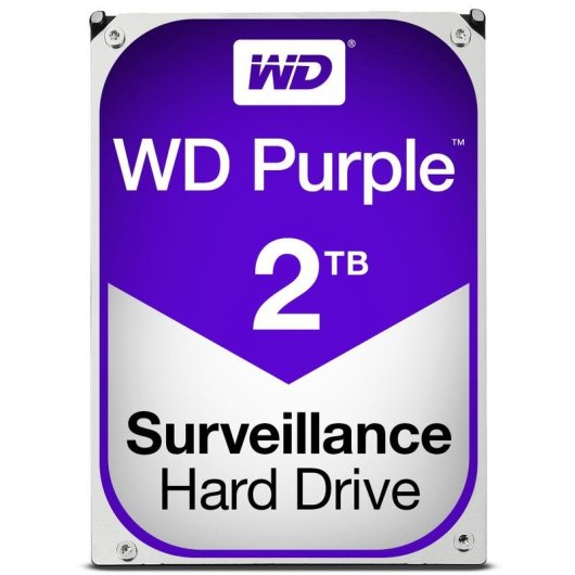 Disco Duro Western Digital Purple WD20PURX 2TB HDD 5400rpm SATA 6Gb/s 64MB Cache