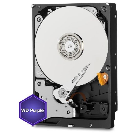 Disco Duro Western Digital Purple WD20PURX 2TB HDD 5400rpm SATA 6Gb/s 64MB Cache