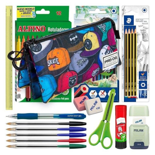 Estuche Triple de 2 Cremalleras Karactermania PRODG Material Escolar