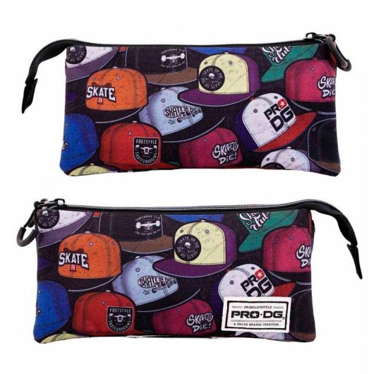 Estuche Triple de 2 Cremalleras Karactermania PRODG Material Escolar