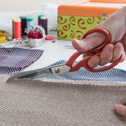 Forbici Multiuso Professionali Forgiate 3 Claveles 20 cm Rosso