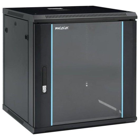 Rack mural 19″ Phasak Pro 12U 600x600 Monté – PHO 3112