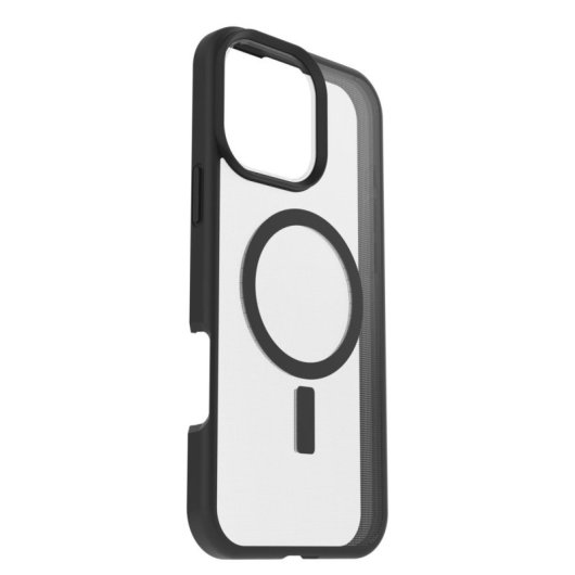 Funda para móvil OtterBox React Series Cover policarbonato negra transparente para iPhone 16 Pro Max