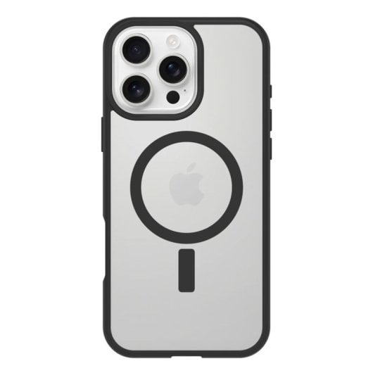 Funda para móvil OtterBox React Series Cover policarbonato negra transparente para iPhone 16 Pro Max
