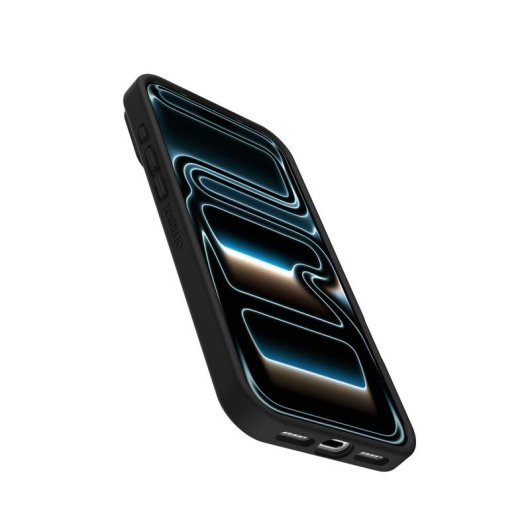 Funda para móvil OtterBox React MagSafe Cover plástico negro transparente para iPhone 17 Pro Max
