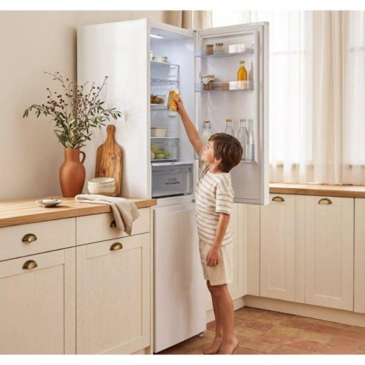 Frigorífico Combi Infiniton FGC-852C85WDK Total No frost 185cm 314L E Aluminio