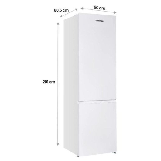 Frigorífico Combi Infiniton FGC-343C20BEM Total No Frost 201cm 326L E Blanco