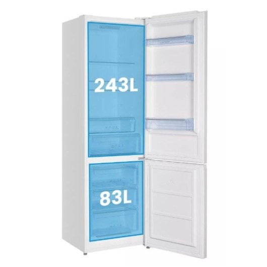 Frigorífico Combi Infiniton FGC-343C20BEM Total No Frost 201cm 326L E Blanco