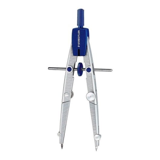 Compasso de Precisão Staedtler Noris com Tubo de Minas e Adaptador Universal