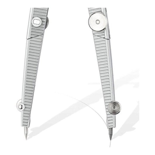 Compasso de Precisão Staedtler Noris com Tubo de Minas e Adaptador Universal