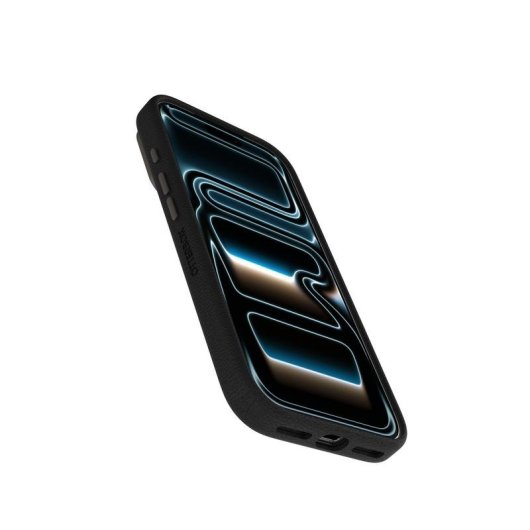 Funda para móvil OtterBox Symmetry Cactus Leather Cover Couro Preto MagSafe para iPhone 17 Pro