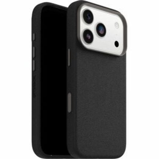 Funda para móvil OtterBox Symmetry Cactus Leather Cover Couro Preto MagSafe para iPhone 17 Pro
