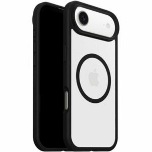 Funda para móvil OtterBox React MagSafe Cover plástico negro transparente para iPhone Air