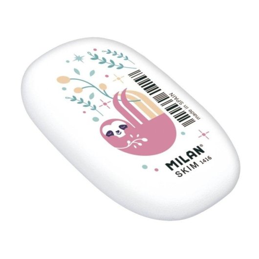 Goma de Borrar Milan Pnm1416c Infantil Miga De Pan Ovalada Edición Cuddles