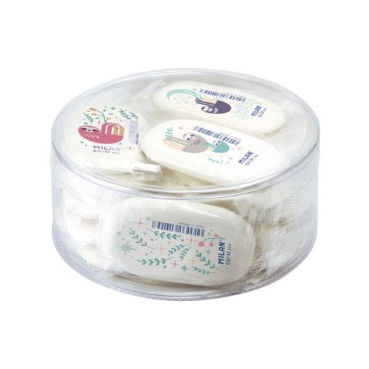 Goma de Borrar Milan Pnm1416c Infantil Miga De Pan Ovalada Edición Cuddles