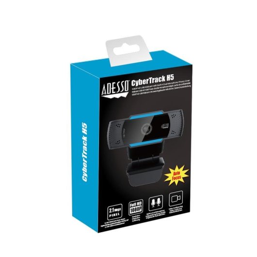 Cámara web Adesso CyberTrack H5 Full HD 2,1 MP USB 2.0