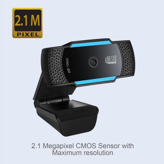 Cámara web Adesso CyberTrack H5 Full HD 2,1 MP USB 2.0