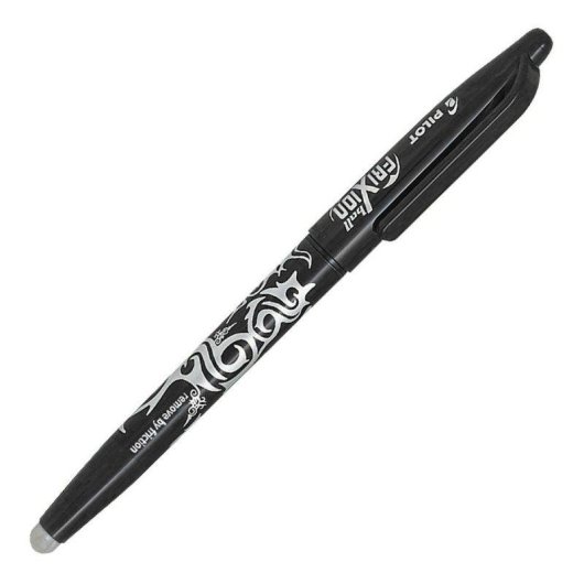 Bolígrafo Pilot Frixion Ball Borrable Recargable 0.7 mm Softgrip Negro