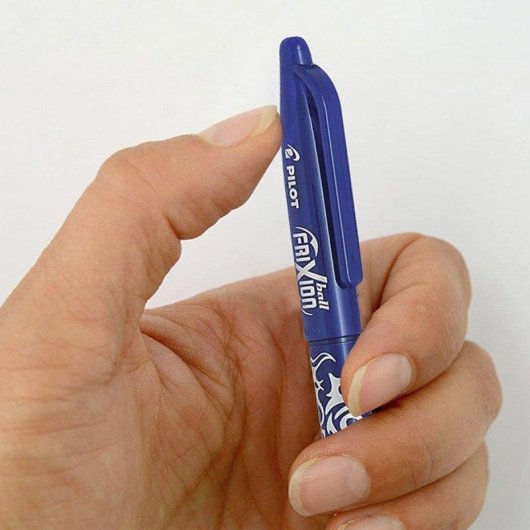 Bolígrafo Pilot Frixion Ball Borrable Recargable 0.7 mm Softgrip Negro