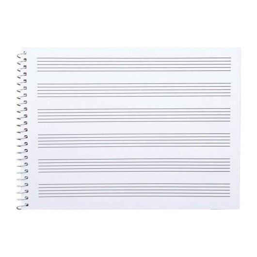 Blocco Musica Pentagramma 3mm Liderpapel 20 Fogli