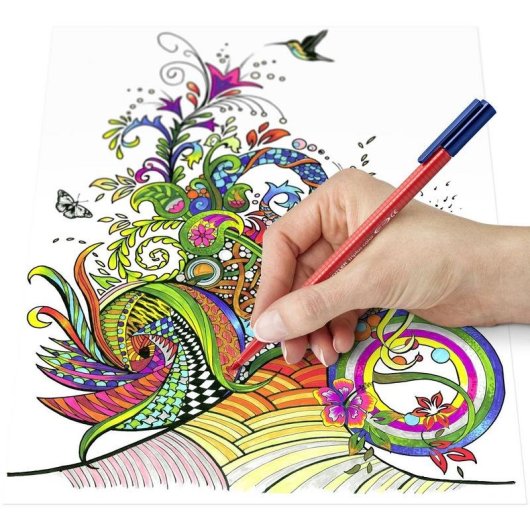 Rotulador Staedtler Triplus Color 25 cores ponta fibras
