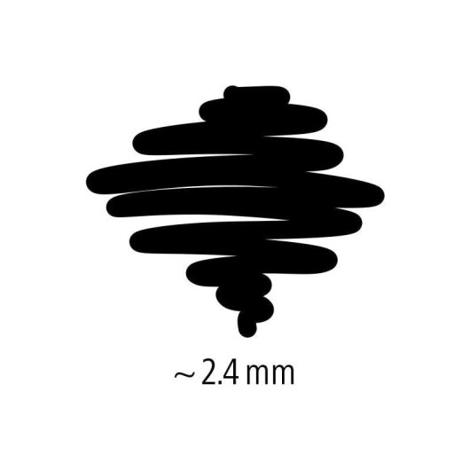 Rotulador Staedtler Lumocolor Traço 2.4 mm Caixa 10 Unidades