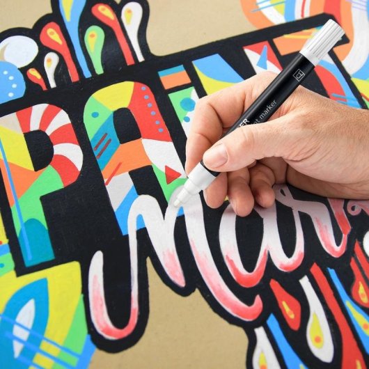 Rotulador Staedtler Lumocolor Traço 2.4 mm Caixa 10 Unidades