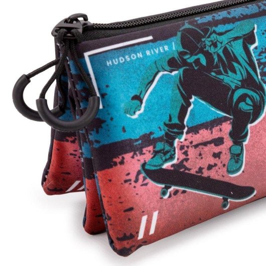 Estuche Triple Karactermania PRODG Portatodo Urbansk8 con Material Escolar