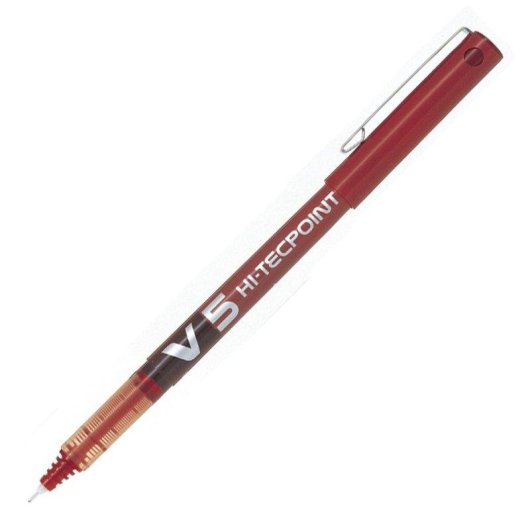 Penna Roller Ball Pilot V5 Hi-tecpoint 0.5 mm Rossa