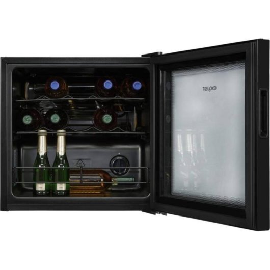 Nevera de Vino Exquisit WS1-12-GT-030G 12 Botellas 49.2 x 48.0 cm Clase G