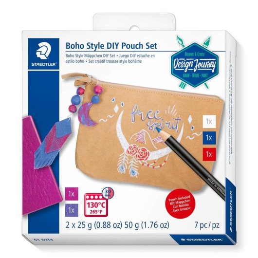 Kit di Creazione Boho Staedtler Design Journey per Custa in Carta Kraft