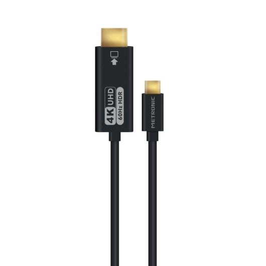 Cable USB-C a HDMI 4K 60Hz Metronic 3m