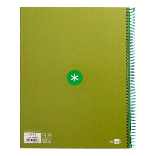 Quaderno A4 Antartik Spiral Copertina Rigida Verde