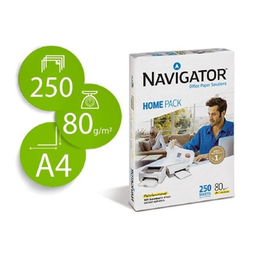 Carta Fotocopiatrice Home Pack Din A4 80g Navigator