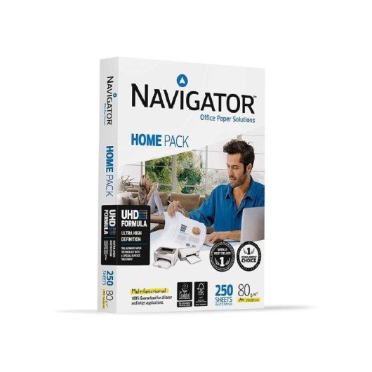Carta Fotocopiatrice Home Pack Din A4 80g Navigator