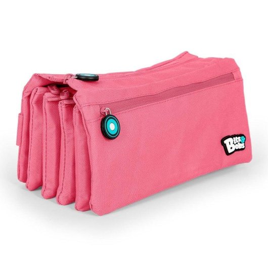 Estuche Portatodo Cuádruple Grafoplás Bits Bobs Rosa Claro