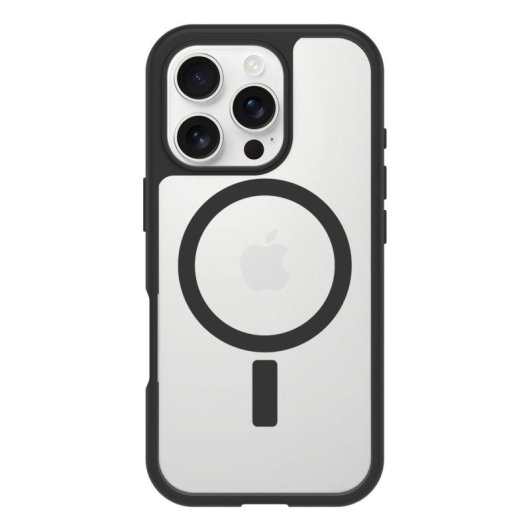 Funda para móvil OtterBox React Series Cover policarbonato negro transparente para iPhone 16 Pro