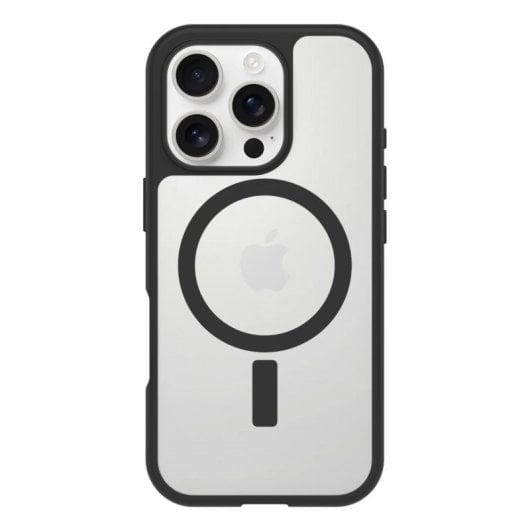 Funda para móvil OtterBox React Series Cover policarbonato negro transparente para iPhone 16 Pro