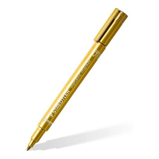 Staedtler Design Journey - Estuche de 10 Rotuladores Metálicos de Ponta Redonda