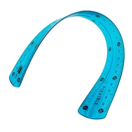 Set di Geometria 4 Pezzi Plastica Flessibile Liderpapel