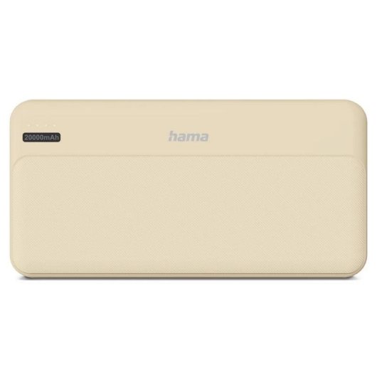Externer Akku Hama Pocket 20 20000 mAh Lithium-Polymer Sand