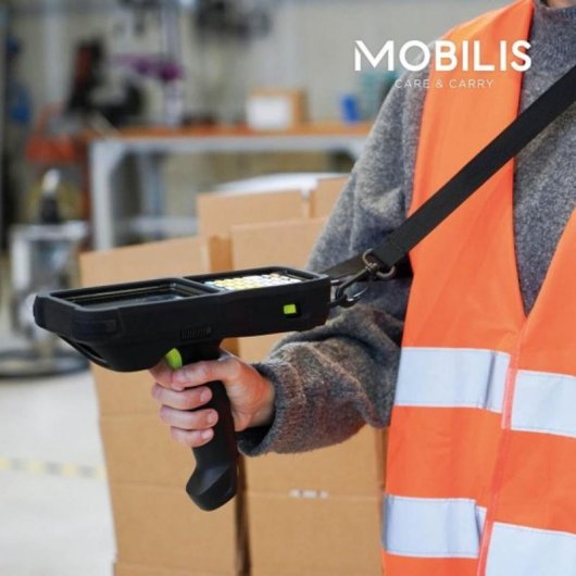 Funda Mobilis pour Zebra MC9400-MC9450, Antichocs et Antirayures en Silicone Noir