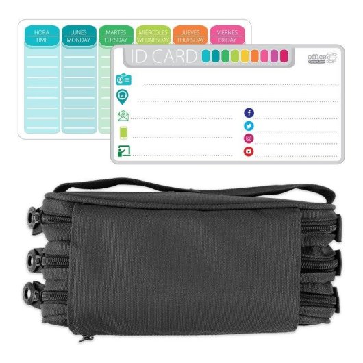 Borsa Scolastica Officebox Colepack Eco Triplo a 3 Cerniere con Materiale Incluso