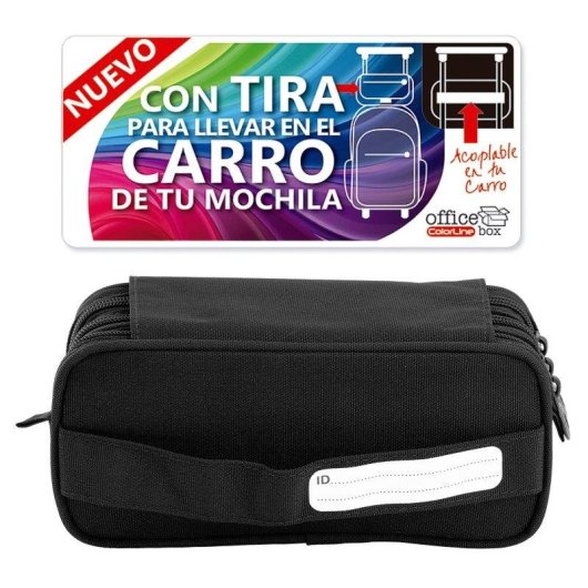 Borsa Scolastica Officebox Colepack Eco Triplo a 3 Cerniere con Materiale Incluso