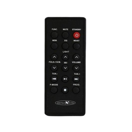 Radio CD Reflexion CDR900BT 2x RMS Bluetooth CD MP3 Draagbaar Zwart Oranje